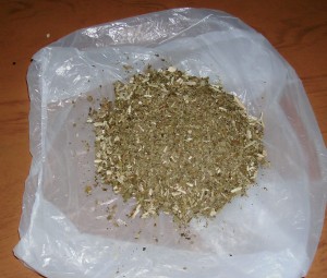 Bagullo de Marihuana secuestrada