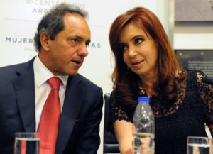 Scioli y Cristina