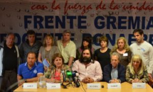 Docentes, frente gremial