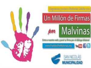 Un Millon de firmas por Malvinas