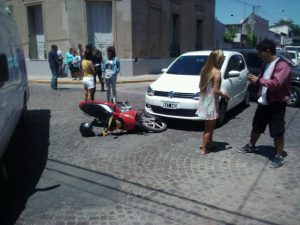 Accidente en Lavalle y Francia