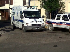 ambulancia y policia San Nicolás-20140117-00383