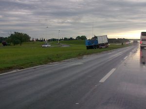 Accidente en la 188