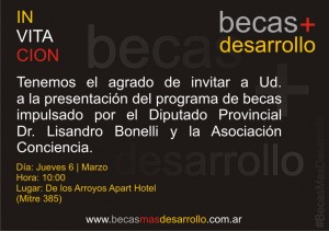 Invitación becas