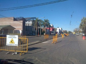 Avenida Moreno - Calzada reducida