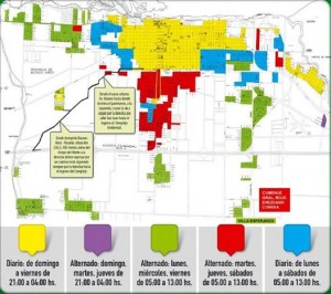 mapa de basura