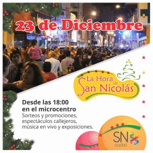 afiche hora san nicolas 2016