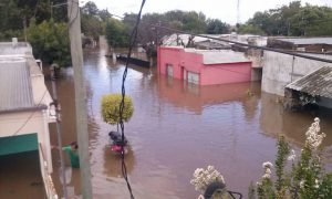 la emilia con agua