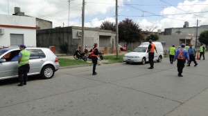 Operativo de tránsito en Pte. Perón