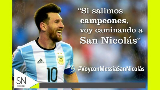 messi afiche virgen