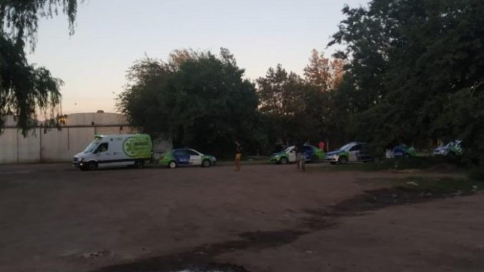 herido en barrio avambae
